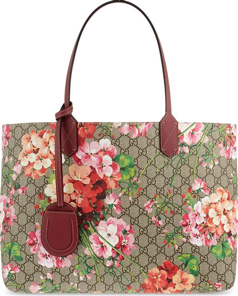 floral gucci bag|gucci tote bag with zipper.